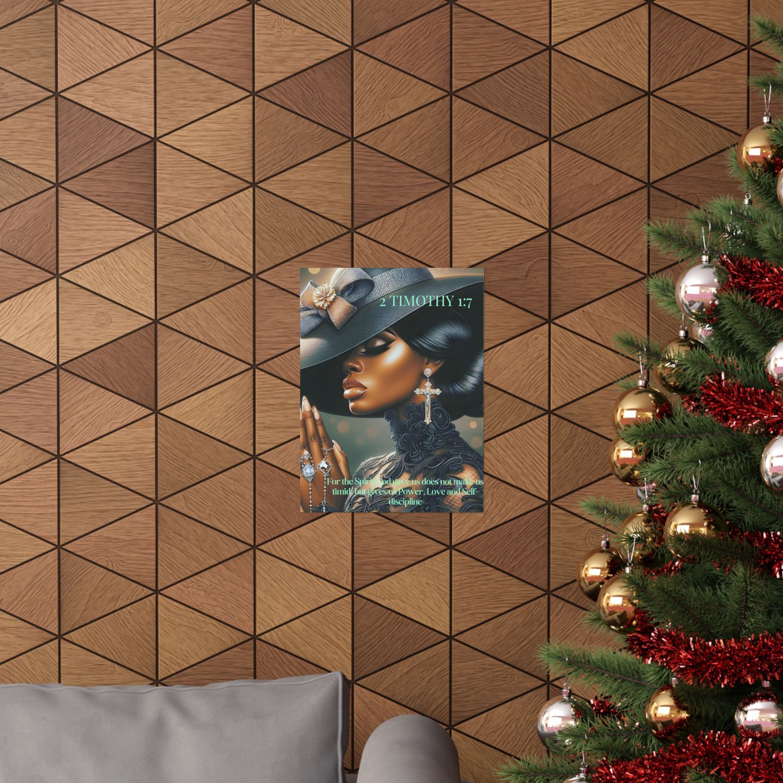 Bible Verse Wall Art Print, Religious Art Print, Inspirational Christian Scripture Decor, Faith Based Wall Art, Modern Wall Art - Image 4