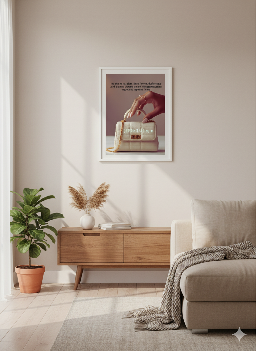 Religious Poster, Bible Verse Wall Art, Jeremiah 29 Print, Christian Home Decor, Scripture Wall Hanging, Inspirational Quote Art - Image 7