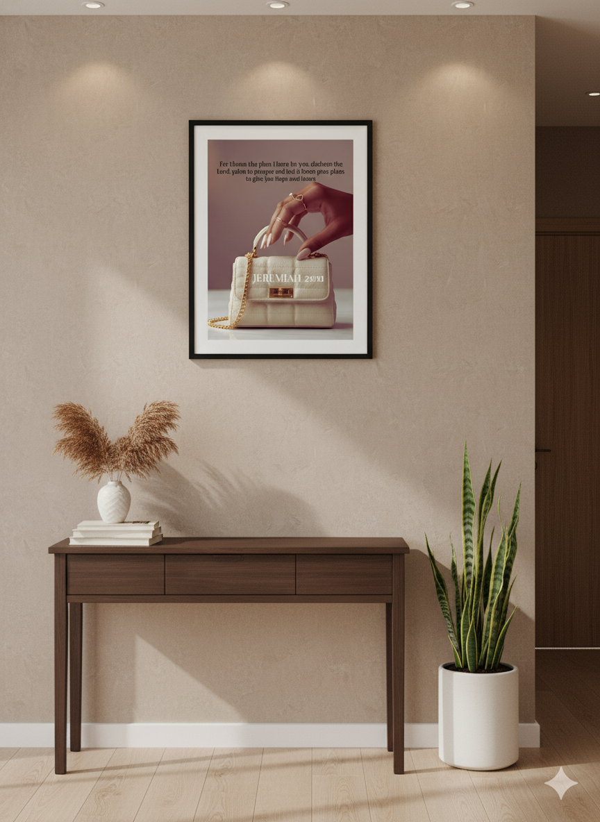 Religious Poster, Bible Verse Wall Art, Jeremiah 29 Print, Christian Home Decor, Scripture Wall Hanging, Inspirational Quote Art - Image 5