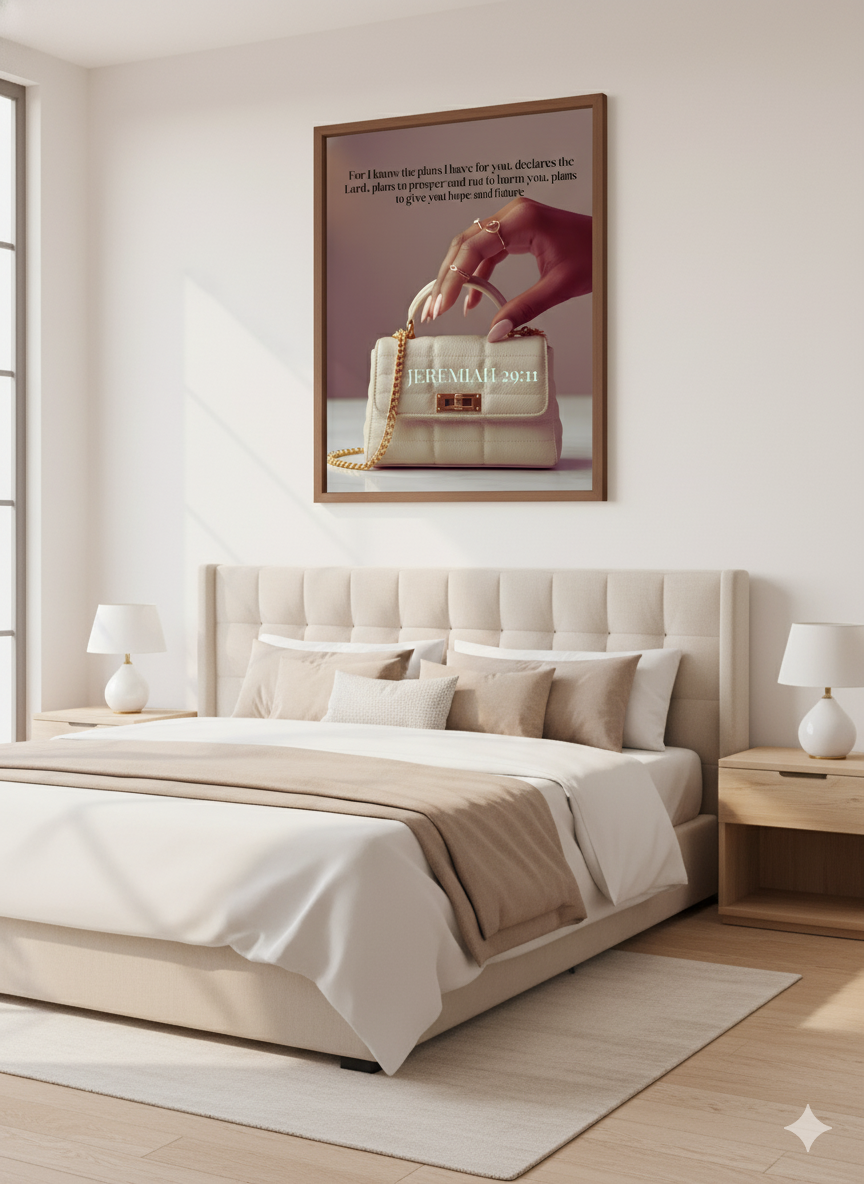 Religious Poster, Bible Verse Wall Art, Jeremiah 29 Print, Christian Home Decor, Scripture Wall Hanging, Inspirational Quote Art - Image 3